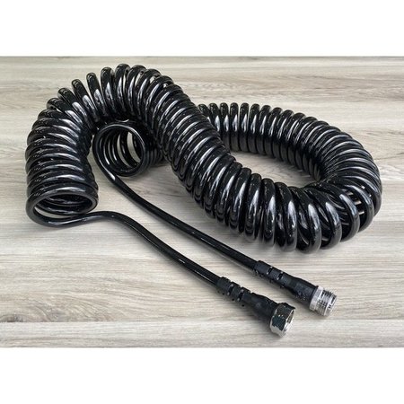 WATER RIGHT 25 Ft Coil Hose - Black PCH-025-BK